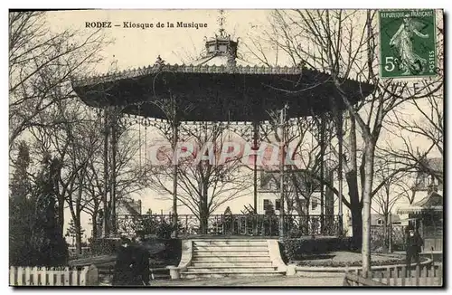 Ansichtskarte AK Kiosque de la musique Rodez