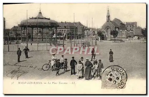 Ansichtskarte AK Kiosque Malo les Bains La Place Turenne