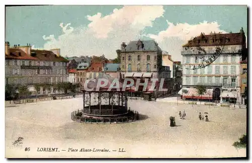 Ansichtskarte AK Kiosque Lorient Place Alsace Lorraine