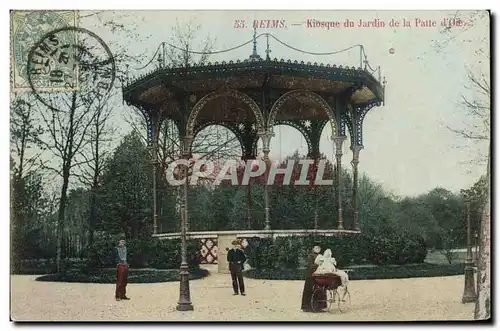 Ansichtskarte AK Kiosque du jardin de la Patte d&#39Oie Reims