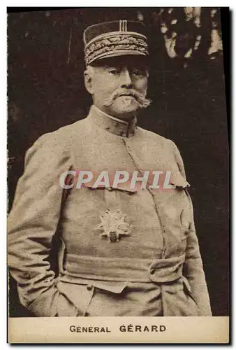 Cartes postales Militaria General Gerard