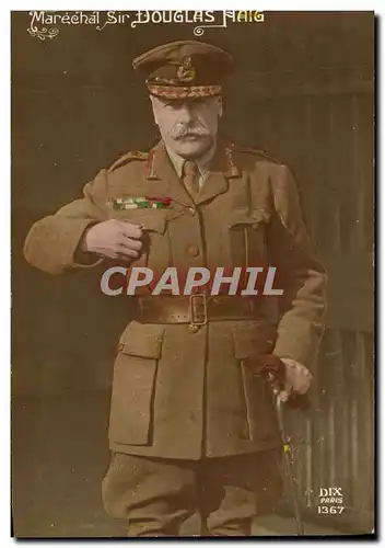 Cartes postales Militaria Marechal Sir Douglas Haig