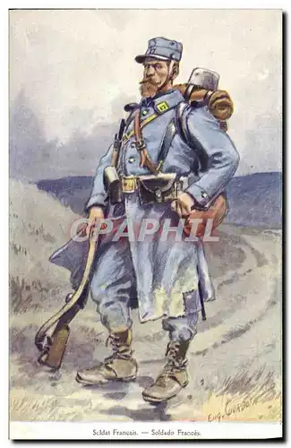 Ansichtskarte AK Militaria Soldat Francais Publicite Agua de Kananga Paris France