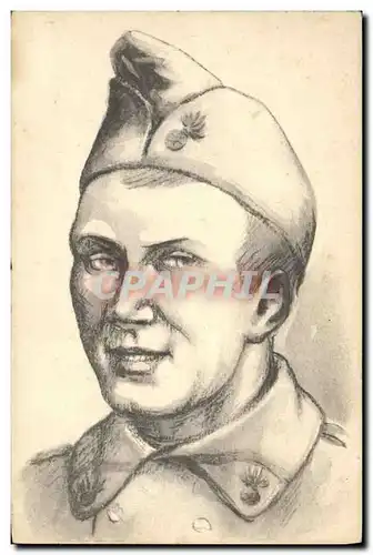 Cartes postales Militaria Soldat