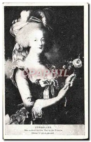 Ansichtskarte AK Versailles Marie Antoinette Reine de France