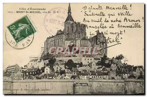 Cartes postales Botrel Mont Saint Michel
