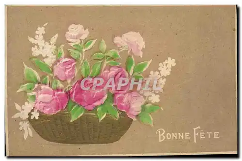 Cartes postales Fantaisie Fleurs