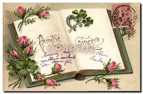 Cartes postales Fantaisie Fleurs