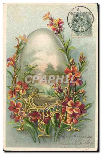 Cartes postales Fantaisie Fleurs