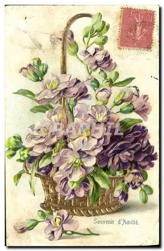 Cartes postales Fantaisie Fleurs