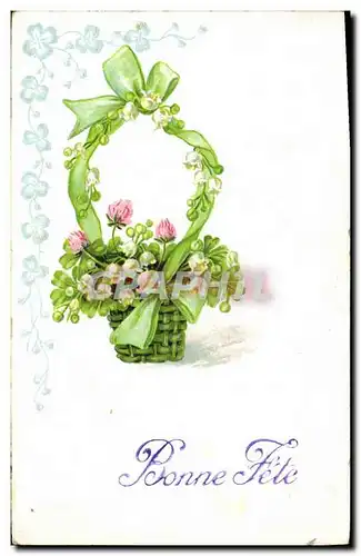 Cartes postales Fantaisie Fleurs Muguet