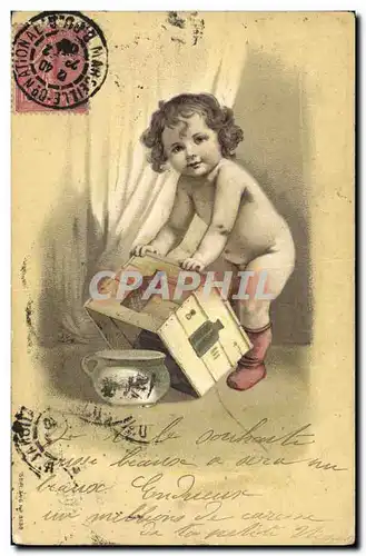 Cartes postales Fantaisie Fleurs Enfant