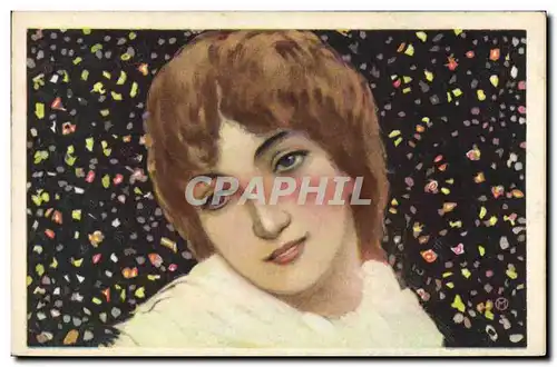 Cartes postales Fantaisie Illustrateur Femme