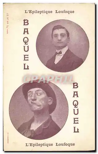 Cartes postales L&#39epileptique Loufoque Baquel