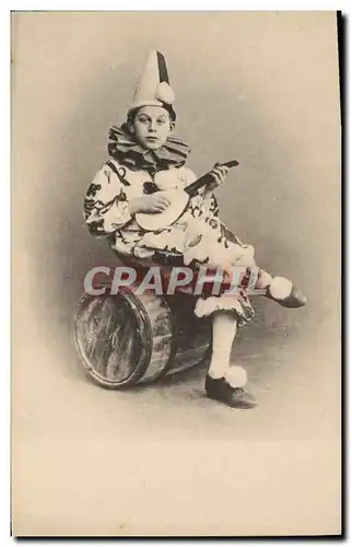 Ansichtskarte AK Enfant Clown