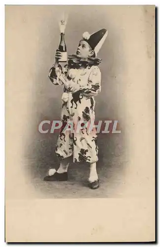 Cartes postales Enfant Clown