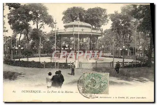 Ansichtskarte AK Kiosque Dunkerque Parc de la Marine