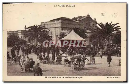 Cartes postales Kiosque Cannes Le casino municipal