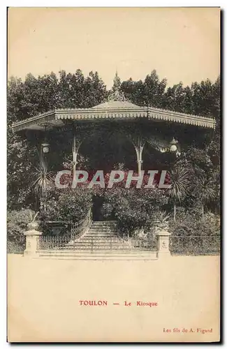 Cartes postales Kiosque Toulon