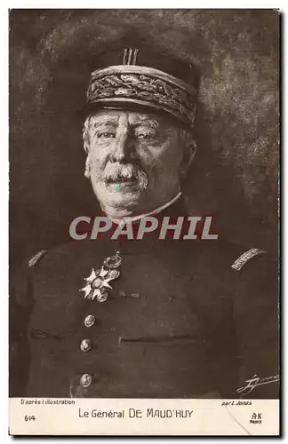 Cartes postales Militaria Le General de Maud&#39Huy