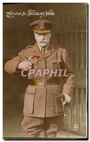 Cartes postales Militaria Marechal Sir Douglas Haig