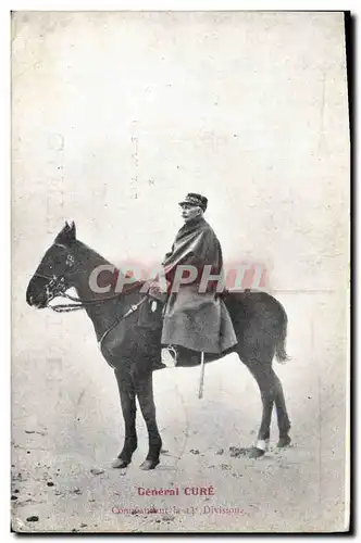 Ansichtskarte AK Militaria General Cure Commandant la 14eme Division