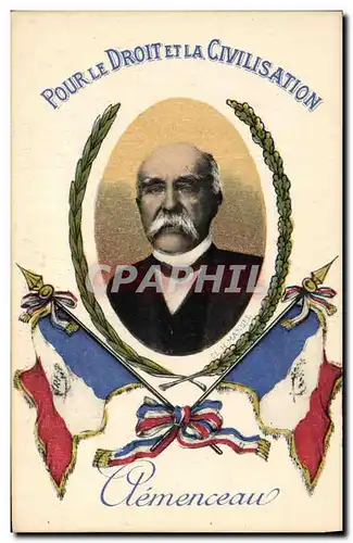 Cartes postales Militaria Clemenceau