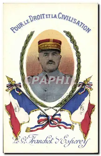 Ansichtskarte AK Militaria General Franchet d&#39Esperey