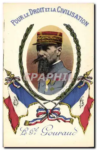 Cartes postales Militaria General Gouraud