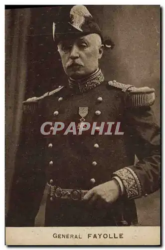 Cartes postales Militaria General Fayolle