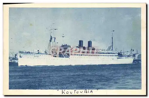 Cartes postales Bateau Paquebot Koutoubia