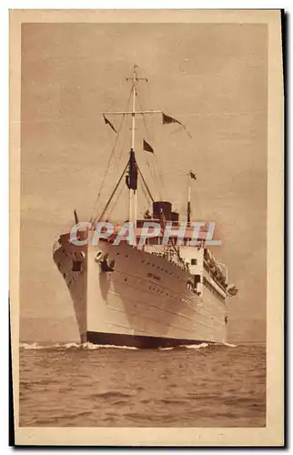 Cartes postales Bateau Paquebot Koutoubia Compagnie de Navigation Paquet Marseille