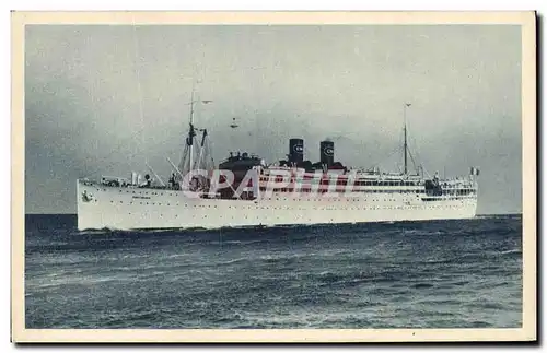 Cartes postales Bateau Paquebot Koutoubia Compagnie de Navigation Paquet Marseille
