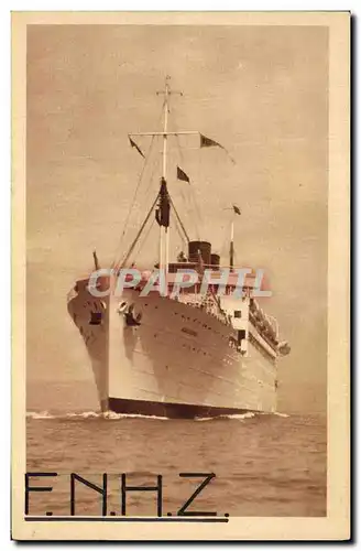 Cartes postales Bateau Paquebot Koutoubia Compagnie de Navigation Paquet Marseille