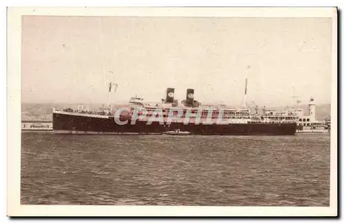 Cartes postales Bateau Paquebot Koutoubia Cie Paquet