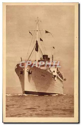 Cartes postales Bateau Paquebot Koutoubia Compagnie de Navigation Paquet Marseille