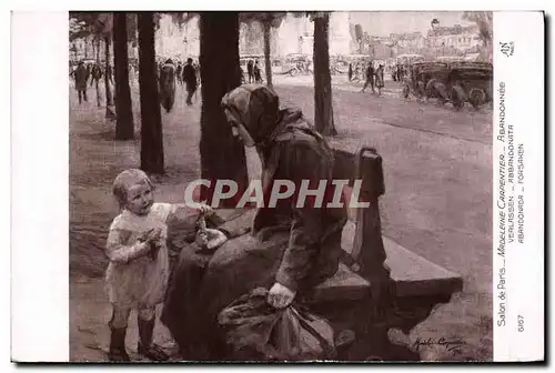 Cartes postales Salon de Paris Madeleine Carpentier Abandonnee