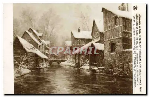 Ansichtskarte AK Salon de Paris Maroniez En Normandie Effet de neige