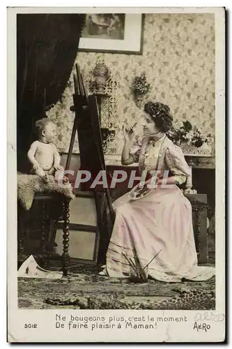 Cartes postales Femme Peinture