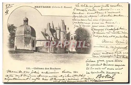 Cartes postales Botrel Bretagne Chateau des Rochers