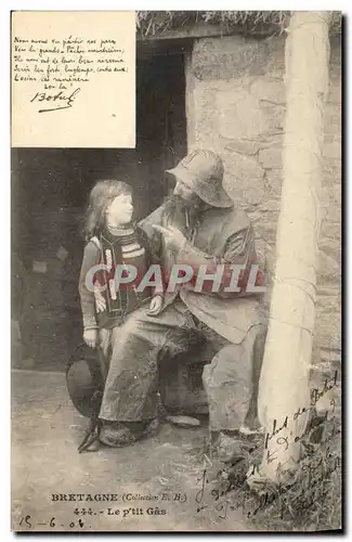 Cartes postales Folklore Botrel Bretagne Le p&#39tit gas Enfant