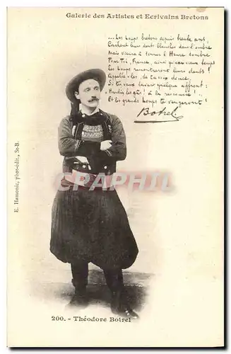 Cartes postales Folklore Theodore Botrel
