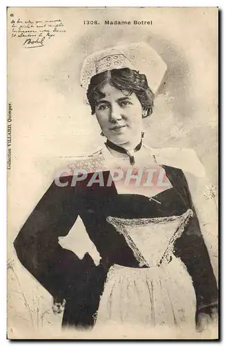 Cartes postales Folklore Madame Botrel