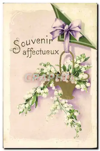 Cartes postales Fantaisie Fleurs Muguet