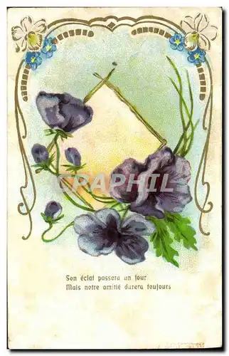 Cartes postales Fantaisie Fleurs