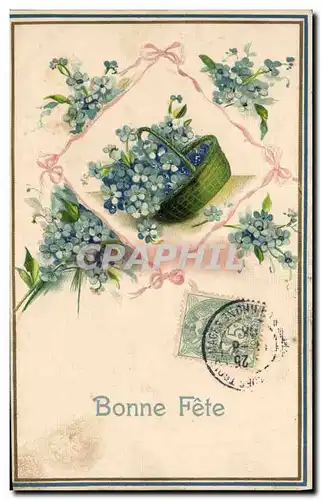 Cartes postales Fantaisie Fleurs