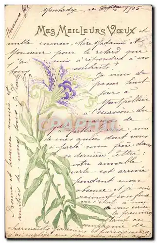 Cartes postales Fantaisie Fleurs