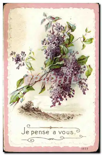 Cartes postales Fantaisie Fleurs