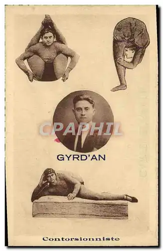 Cartes postales Gyrd&#39an Contorsionniste