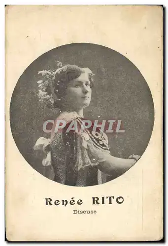 Cartes postales Renee Rito Diseuse